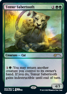 Temur Sabertooth [Year of the Tiger 2022] | Dumpster Cat Games