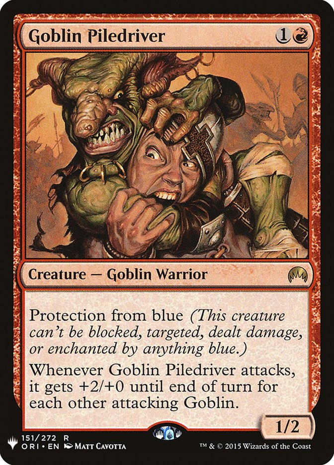 Goblin Piledriver [Mystery Booster] | Dumpster Cat Games