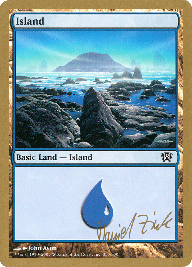 Island (dz335) (Daniel Zink) [World Championship Decks 2003] | Dumpster Cat Games