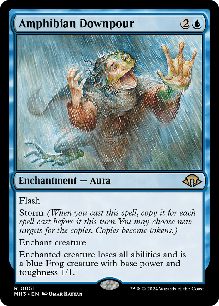 Amphibian Downpour [Modern Horizons 3] | Dumpster Cat Games