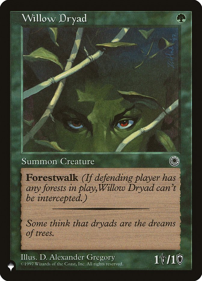 Willow Dryad [The List] | Dumpster Cat Games