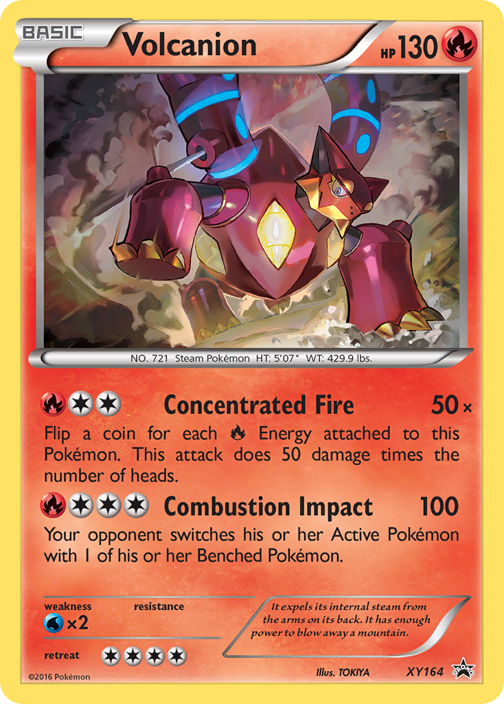 Volcanion (XY164) [XY: Black Star Promos] | Dumpster Cat Games