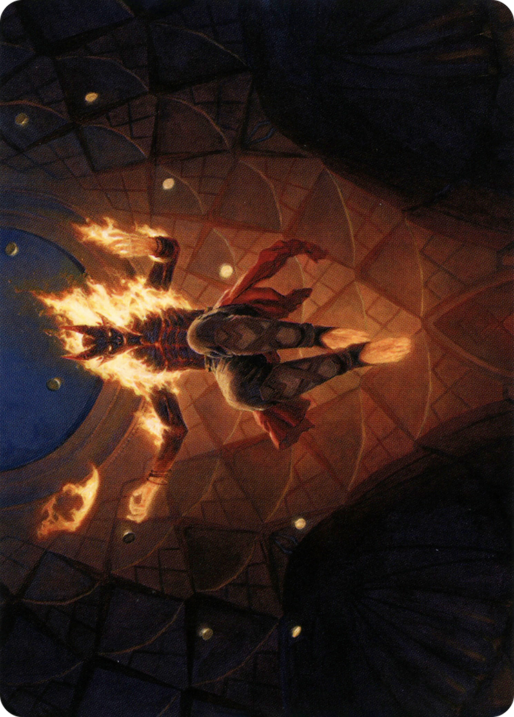 Yusri, Fortune's Flame Art Card [Modern Horizons 2 Art Series] | Dumpster Cat Games