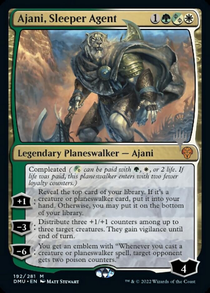 Ajani, Sleeper Agent (Promo Pack) [Dominaria United Promos] | Dumpster Cat Games