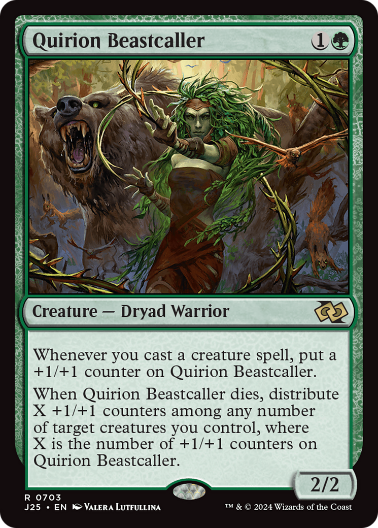 Quirion Beastcaller [Foundations Jumpstart] | Dumpster Cat Games