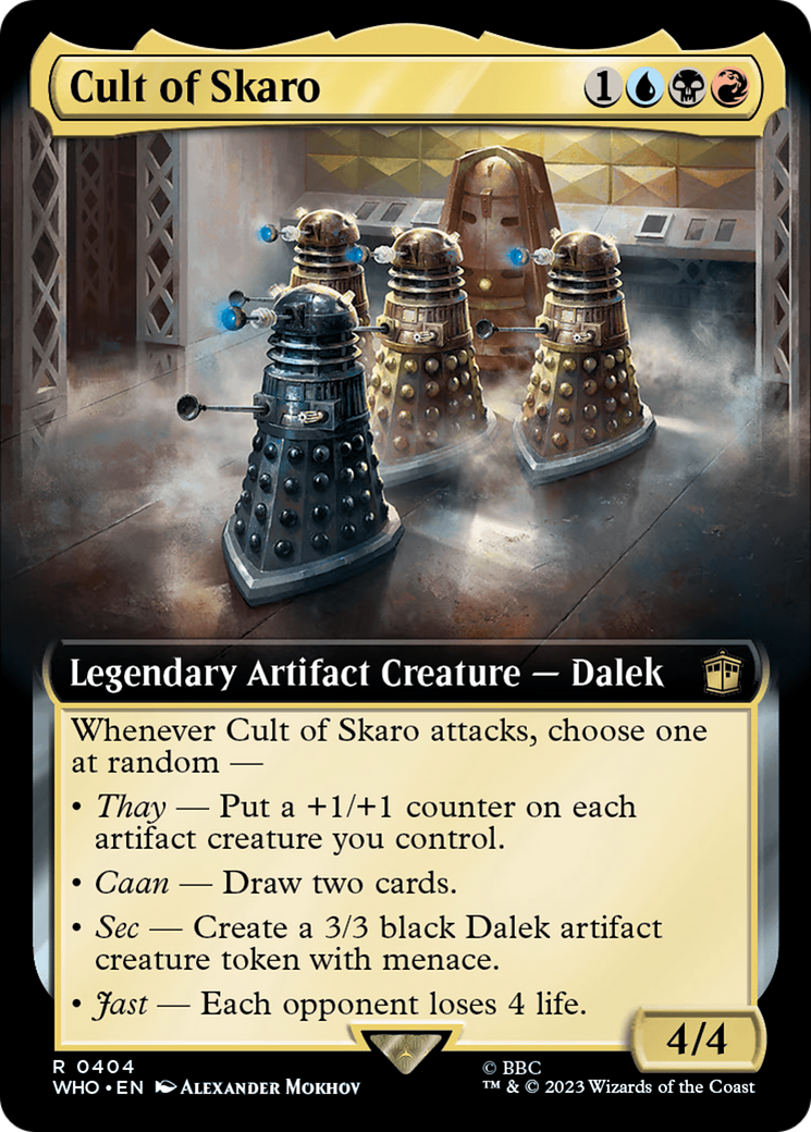 Cult of Skaro (Extended Art) [Doctor Who] | Dumpster Cat Games