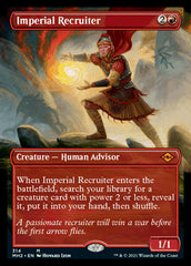 Imperial Recruiter (Borderless Alternate Art) [Modern Horizons 2] | Dumpster Cat Games