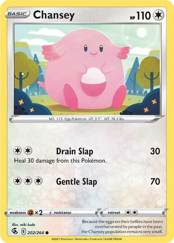 Chansey (202/264) [Sword & Shield: Fusion Strike] | Dumpster Cat Games