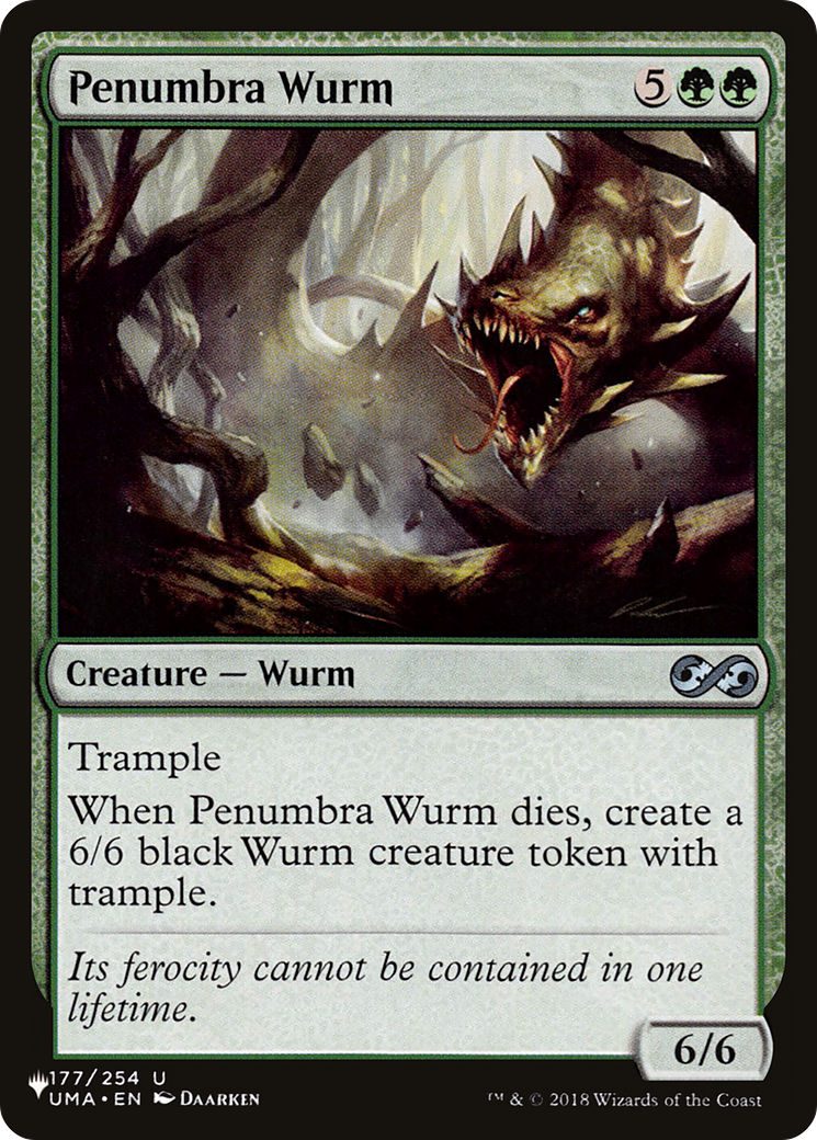 Penumbra Wurm [The List] | Dumpster Cat Games