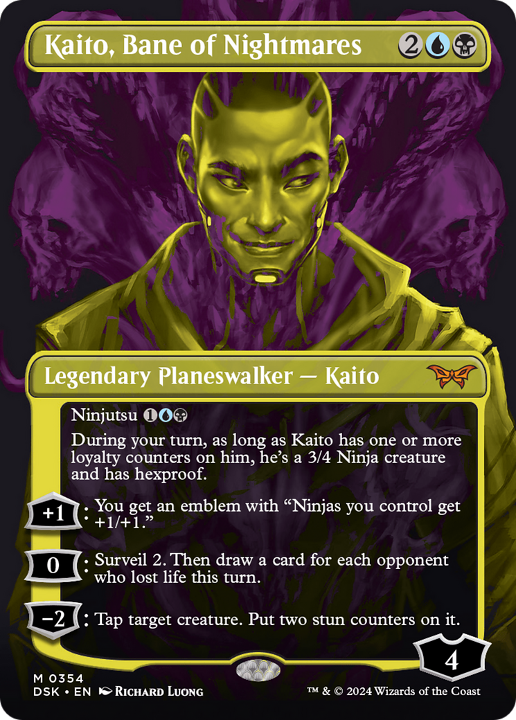 Kaito, Bane of Nightmares (Showcase) [Duskmourn: House of Horror] | Dumpster Cat Games