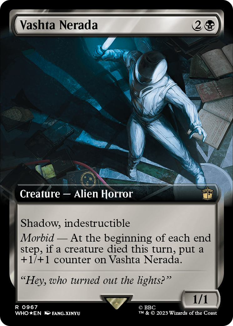 Vashta Nerada (Extended Art) (Surge Foil) [Doctor Who] | Dumpster Cat Games