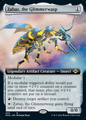 Zabaz, the Glimmerwasp (Extended Art) [Modern Horizons 2] | Dumpster Cat Games