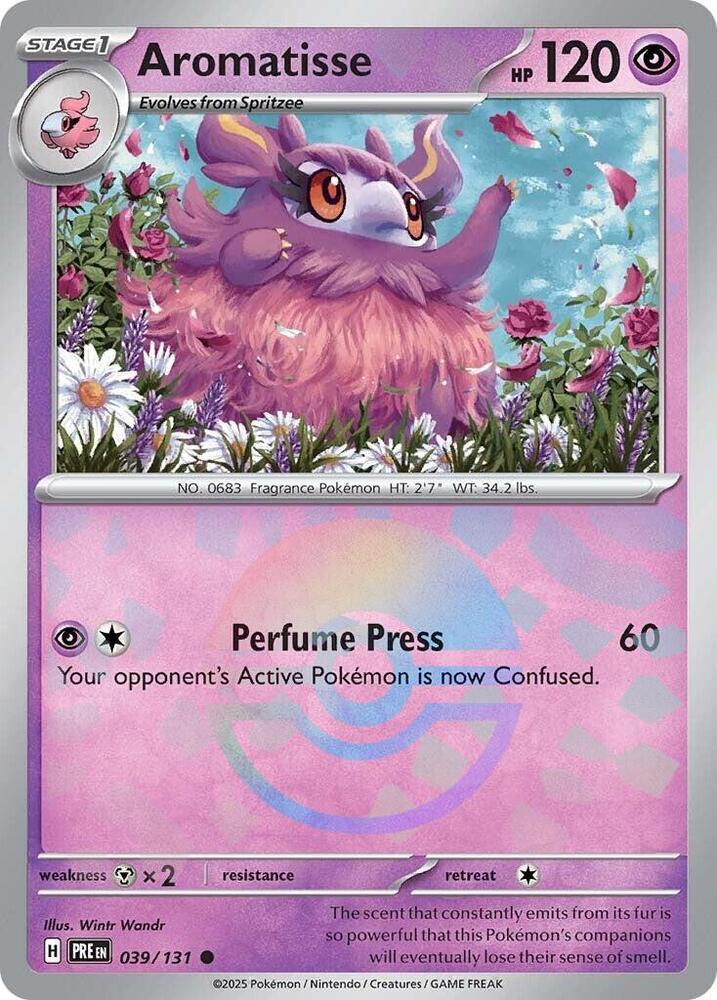 Aromatisse (039/131) (Poke Ball Pattern) [Scarlet & Violet: Prismatic Evolutions] | Dumpster Cat Games