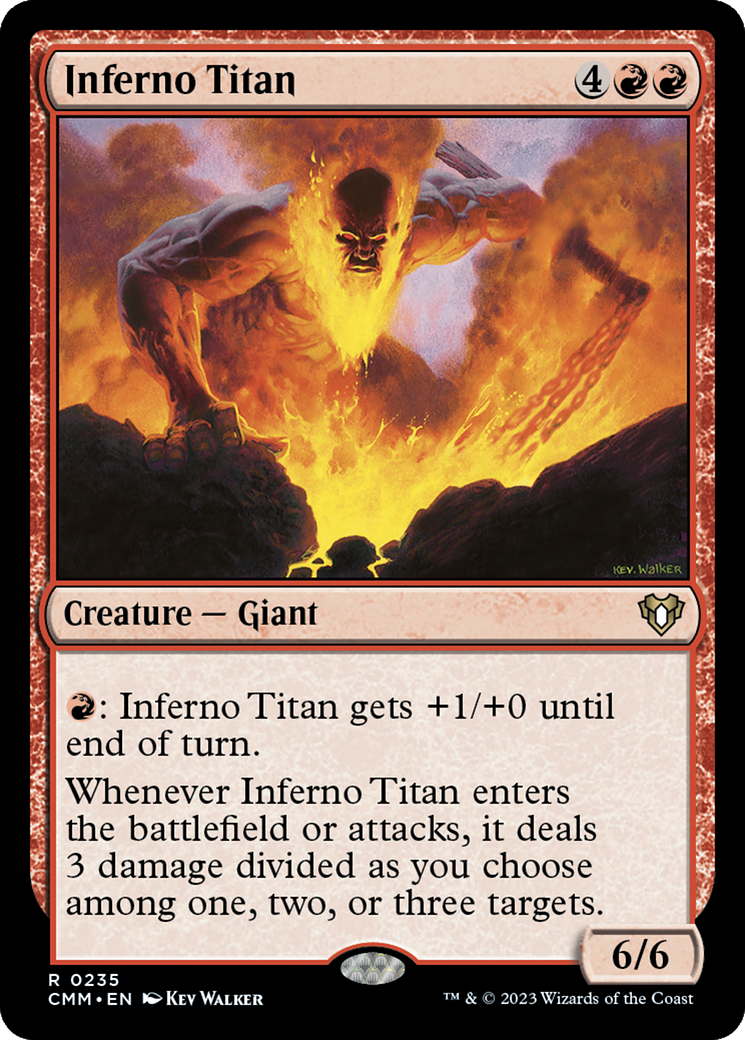 Inferno Titan [Commander Masters] | Dumpster Cat Games