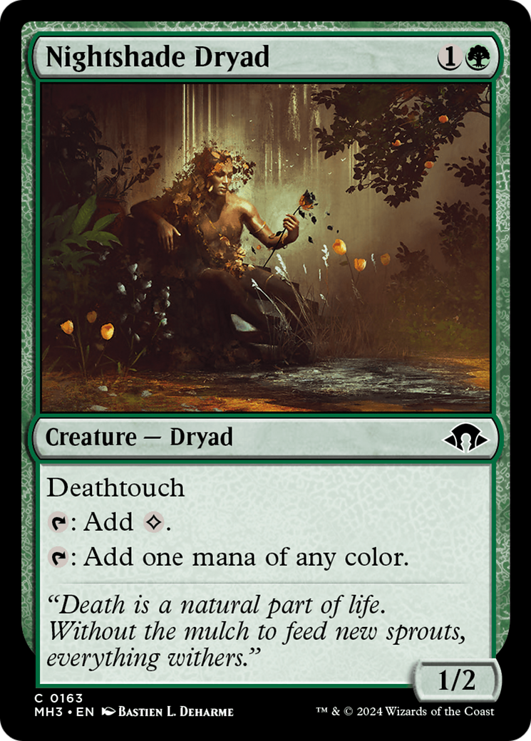 Nightshade Dryad [Modern Horizons 3] | Dumpster Cat Games