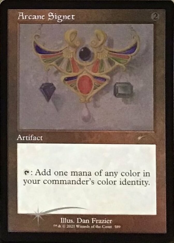 Arcane Signet (Retro) (Foil Etched) [Secret Lair Drop Promos] | Dumpster Cat Games