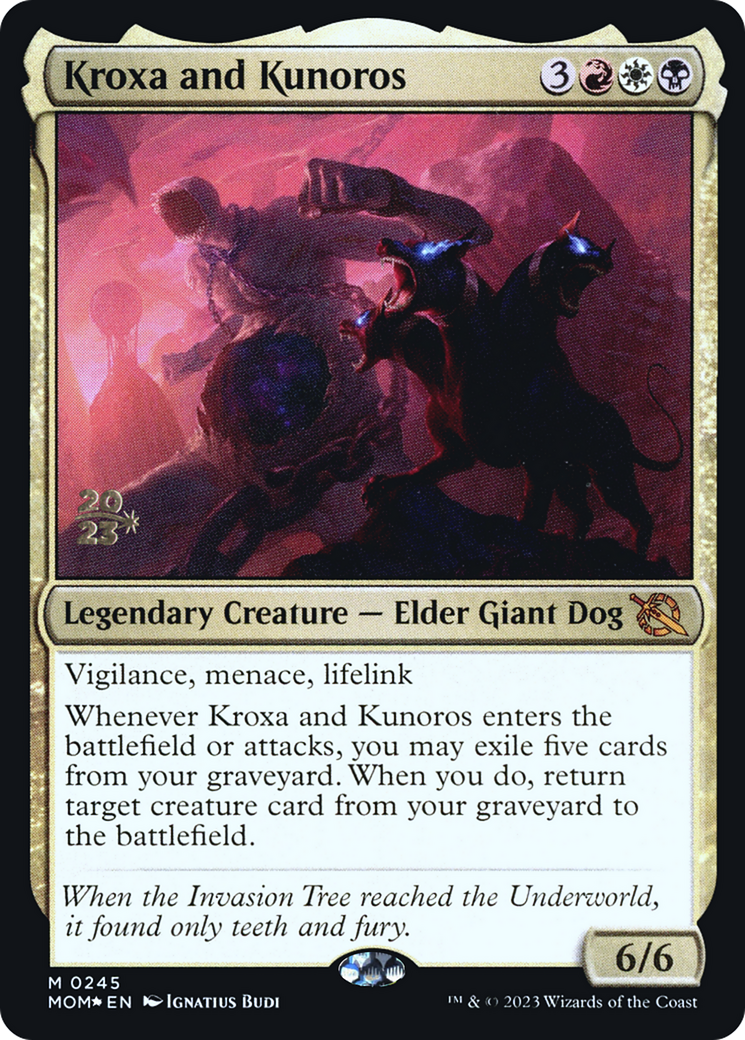 Kroxa and Kunoros [March of the Machine Prerelease Promos] | Dumpster Cat Games