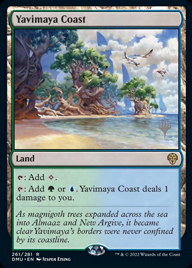 Yavimaya Coast (Promo Pack) [Dominaria United Promos] | Dumpster Cat Games