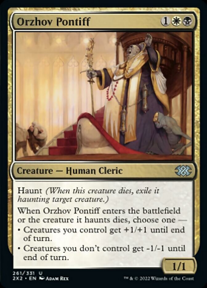 Orzhov Pontiff [Double Masters 2022] | Dumpster Cat Games