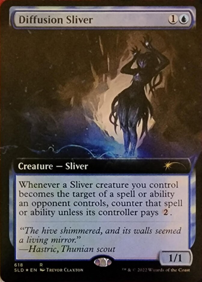 Diffusion Sliver (Extended Art) [Secret Lair Drop Promos] | Dumpster Cat Games