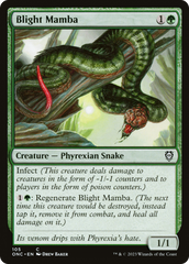 Blight Mamba [Phyrexia: All Will Be One Commander] | Dumpster Cat Games