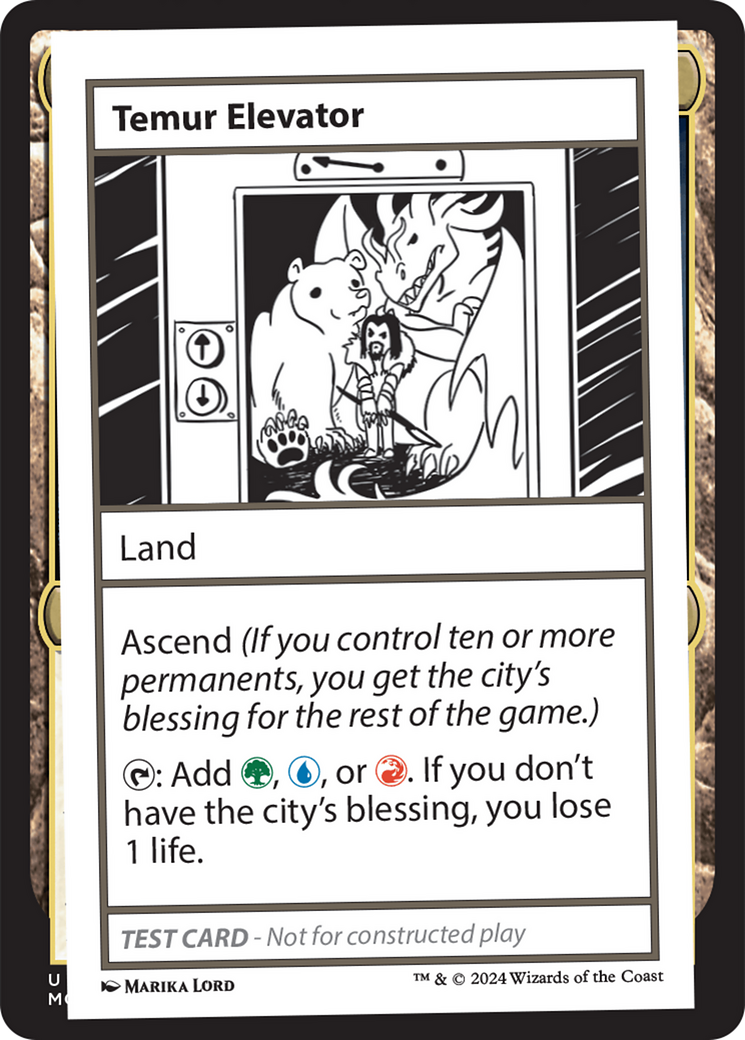 Temur Elevator [Mystery Booster 2 Playtest Cards] | Dumpster Cat Games