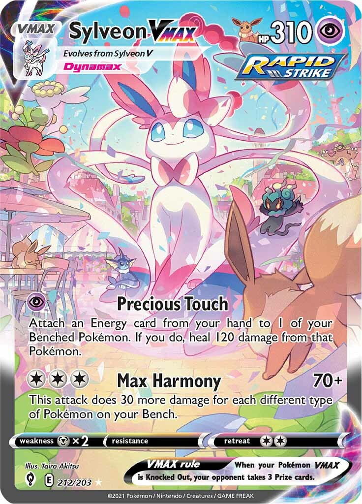 Sylveon VMAX (212/203) [Sword & Shield: Evolving Skies] | Dumpster Cat Games