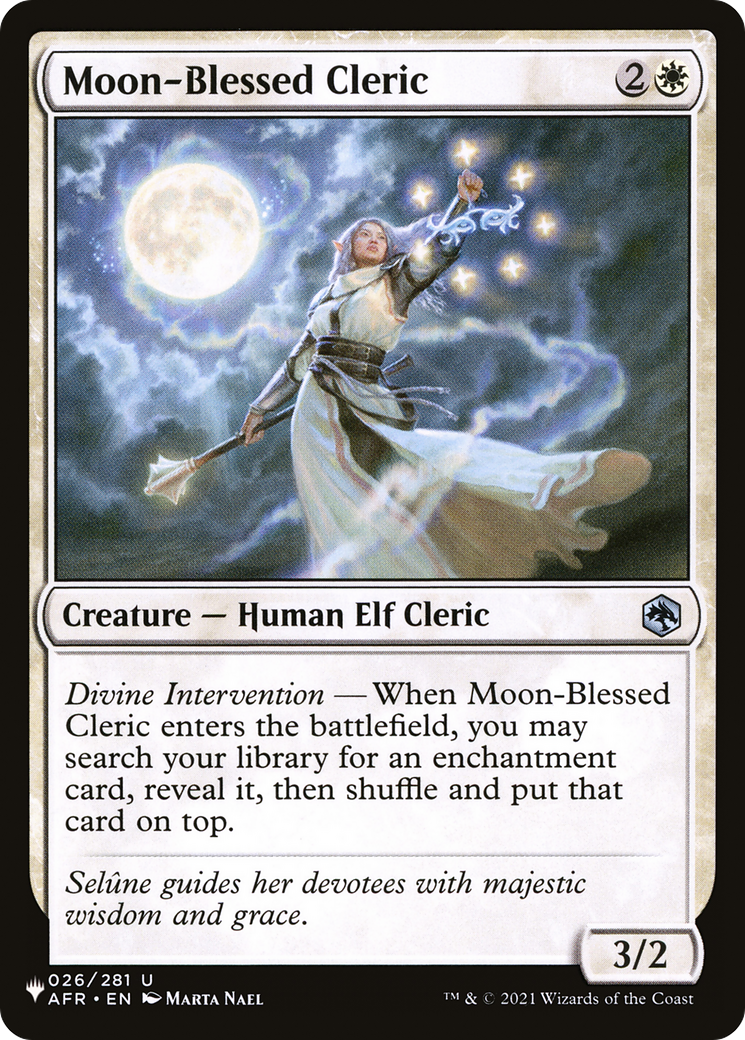 Moon-Blessed Cleric [The List] | Dumpster Cat Games