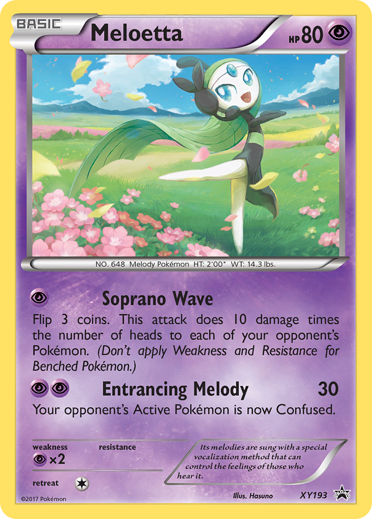 Meloetta (XY193) [XY: Black Star Promos] | Dumpster Cat Games