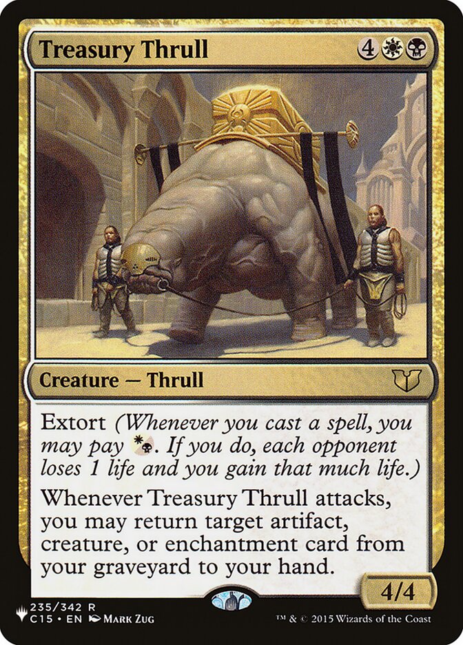 Treasury Thrull [The List] | Dumpster Cat Games