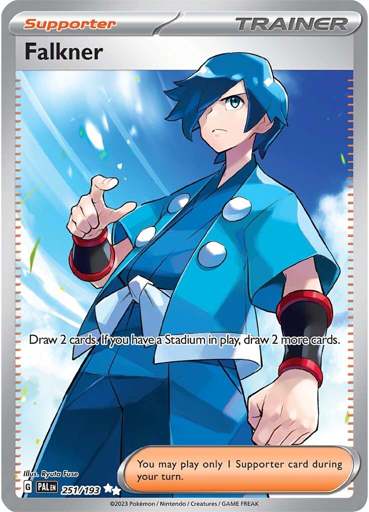 Falkner (251/193) [Scarlet & Violet: Paldea Evolved] | Dumpster Cat Games