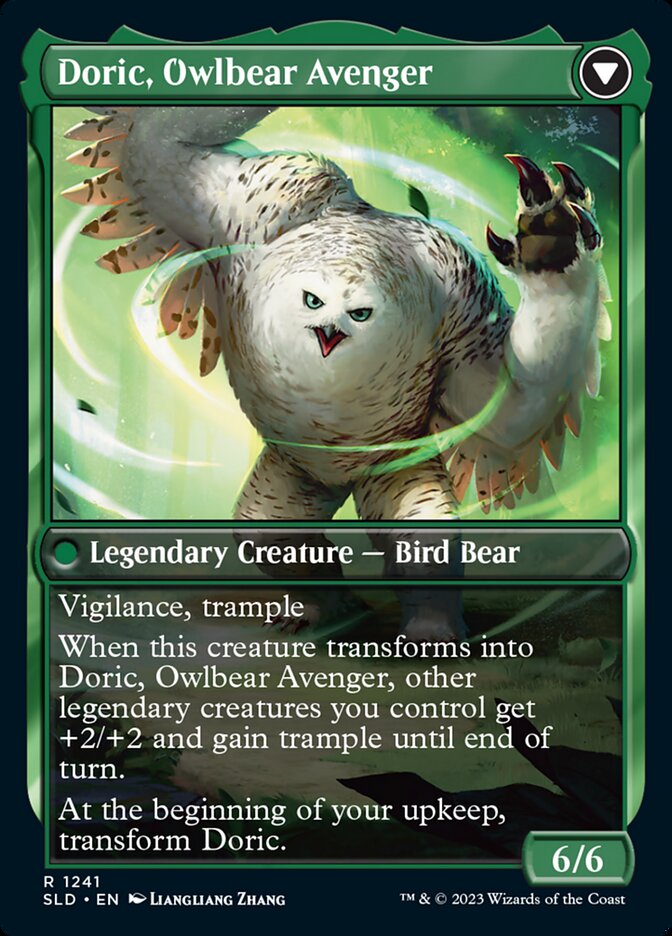 Doric, Nature's Warden // Doric, Owlbear Avenger [Secret Lair Drop Series] | Dumpster Cat Games