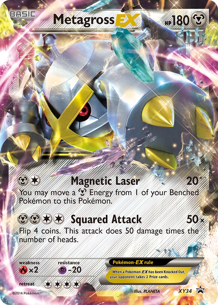 Metagross EX (XY34) [XY: Black Star Promos] | Dumpster Cat Games