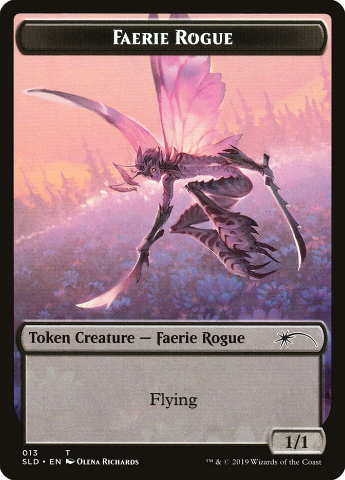 Faerie Rogue Token (013) [Secret Lair Drop Series] | Dumpster Cat Games