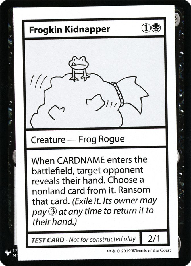 Frogkin Kidnapper [Mystery Booster Playtest Cards] | Dumpster Cat Games