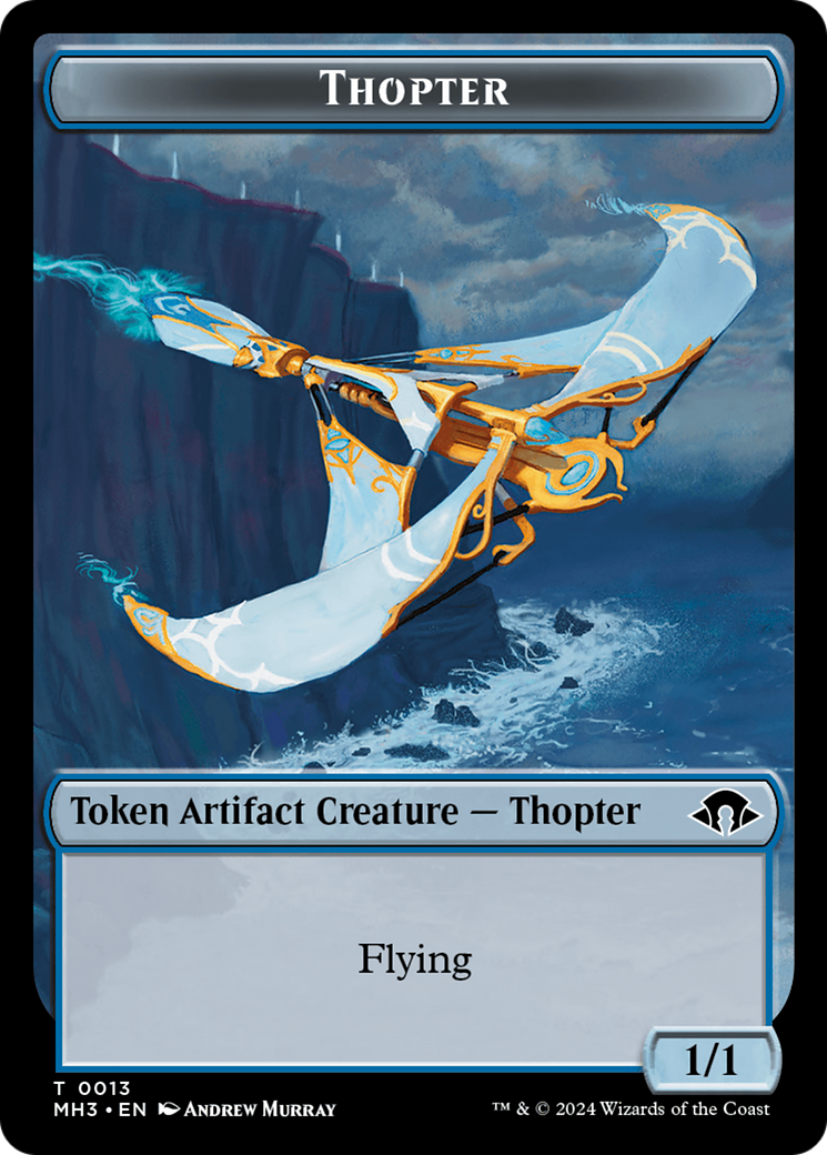 Phyrexian Germ // Thopter Double-Sided Token [Modern Horizons 3 Tokens] | Dumpster Cat Games