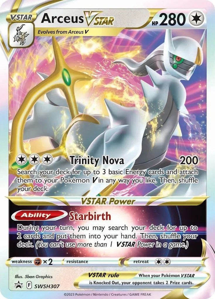 Arceus VSTAR (SWSH307) [Sword & Shield: Black Star Promos] | Dumpster Cat Games