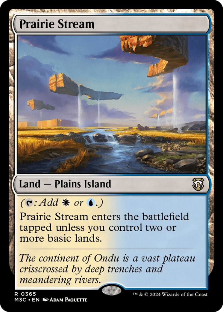 Prairie Stream (Ripple Foil) [Modern Horizons 3 Commander] | Dumpster Cat Games