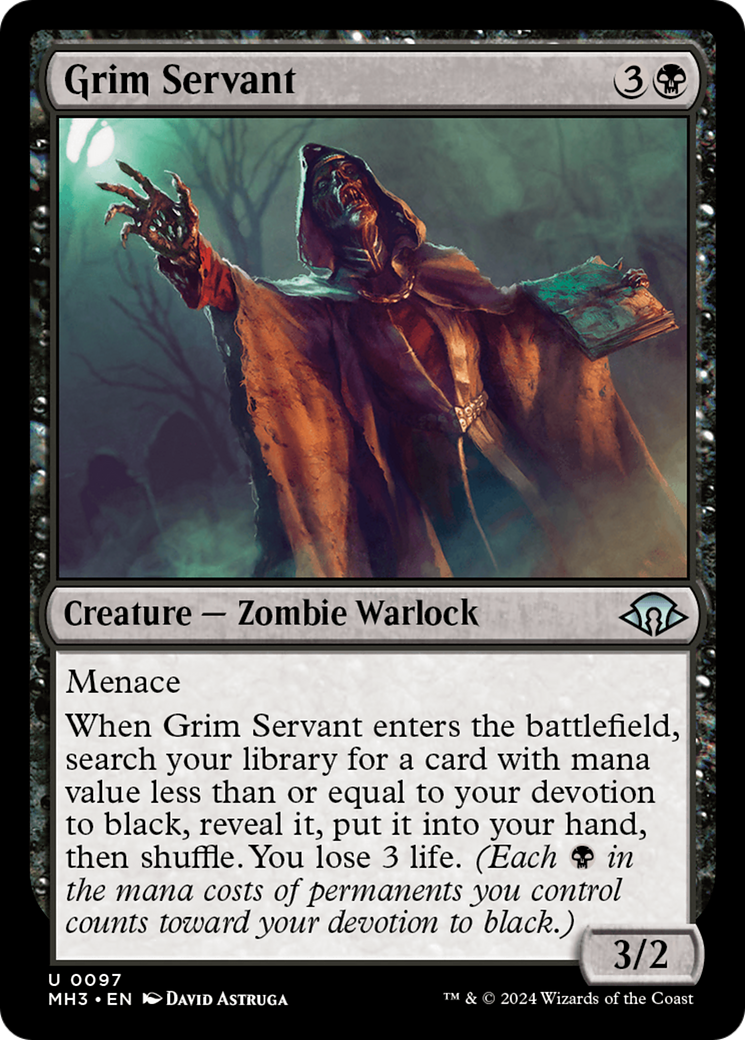 Grim Servant [Modern Horizons 3] | Dumpster Cat Games