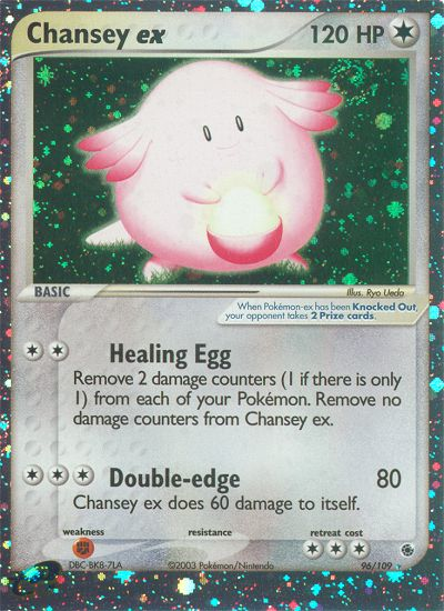 Chansey ex (96/109) [EX: Ruby & Sapphire] | Dumpster Cat Games