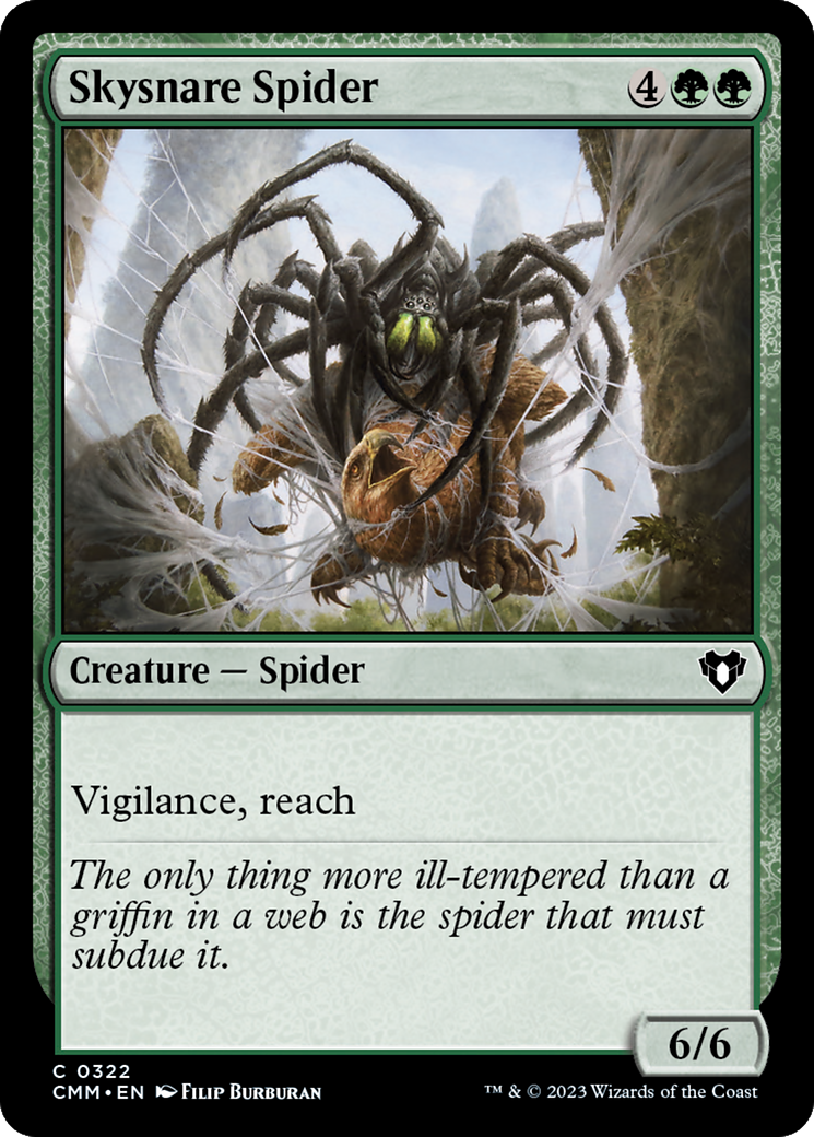 Skysnare Spider [Commander Masters] | Dumpster Cat Games