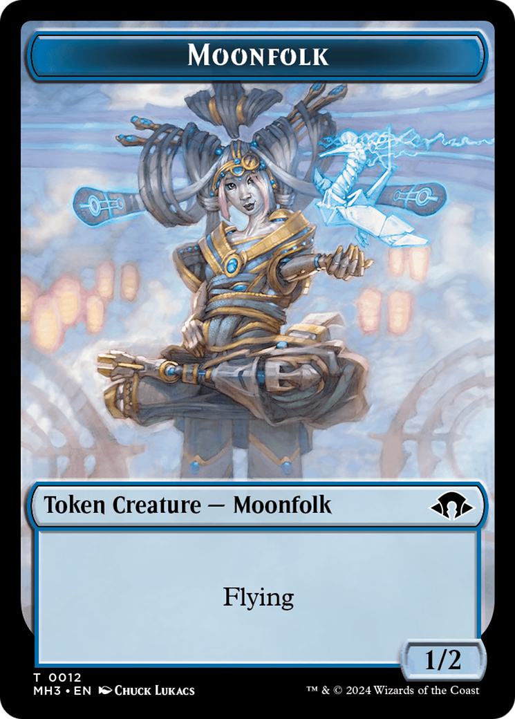 Moonfolk Token [Modern Horizons 3 Tokens] | Dumpster Cat Games