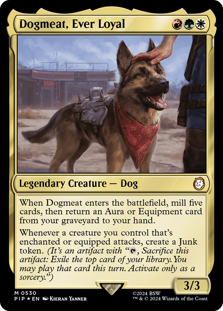 Dogmeat, Ever Loyal (Surge Foil) [Fallout] | Dumpster Cat Games