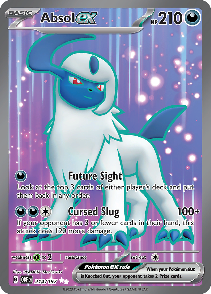 Absol ex (214/197) [Scarlet & Violet: Obsidian Flames] | Dumpster Cat Games