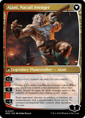 Ajani, Nacatl Pariah // Ajani, Nacatl Avenger [Modern Horizons 3] | Dumpster Cat Games