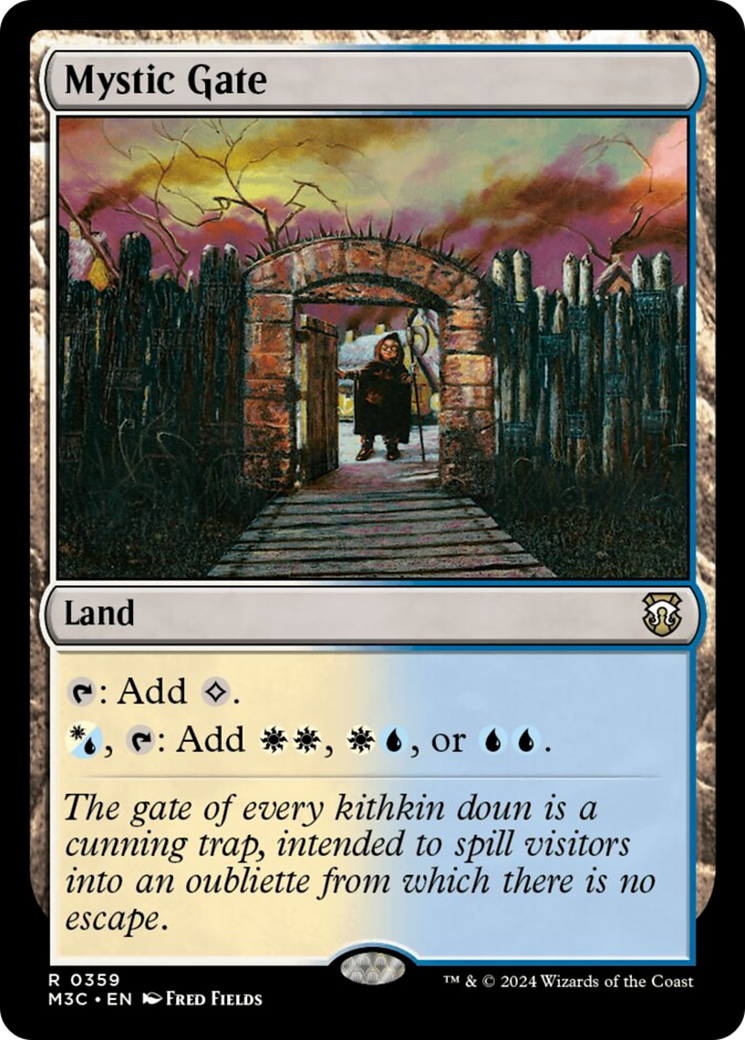 Mystic Gate (Ripple Foil) [Modern Horizons 3 Commander] | Dumpster Cat Games