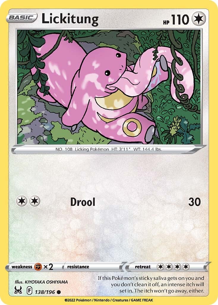 Lickitung (138/196) [Sword & Shield: Lost Origin] | Dumpster Cat Games