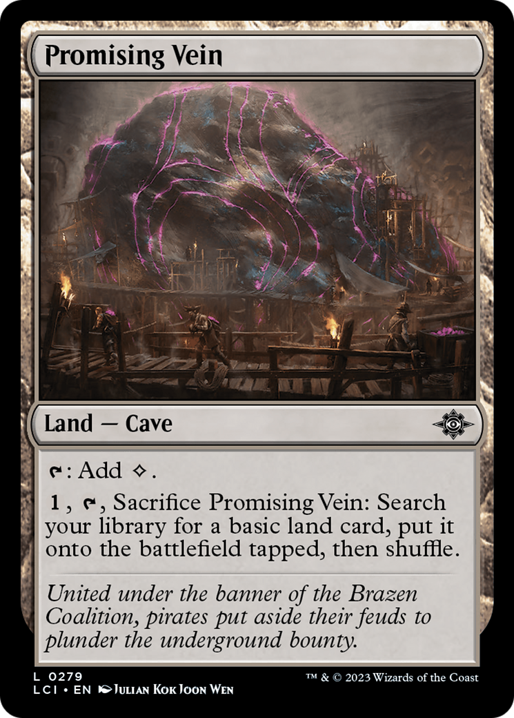 Promising Vein [The Lost Caverns of Ixalan] | Dumpster Cat Games