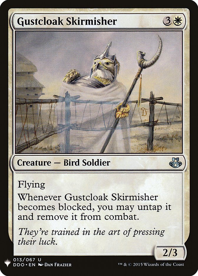 Gustcloak Skirmisher [Mystery Booster] | Dumpster Cat Games