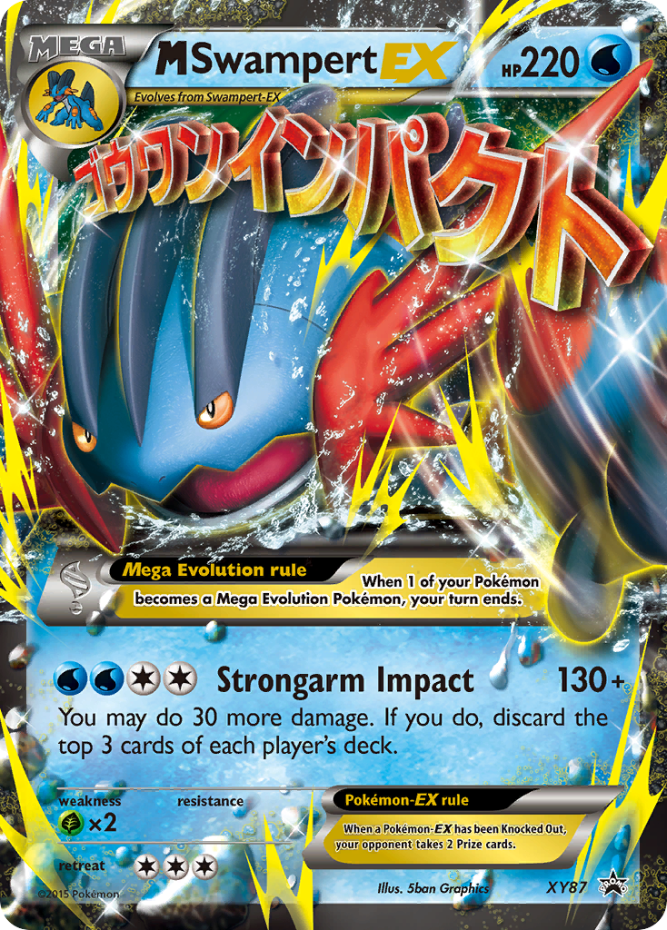 M Swampert EX (XY87) [XY: Black Star Promos] | Dumpster Cat Games